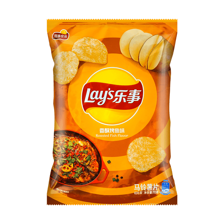 Lay's Roasted Fish Potato Chips