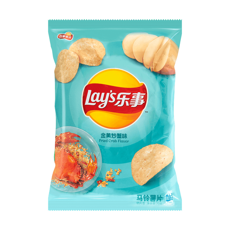 Lay's Fried Crab Potato Chips