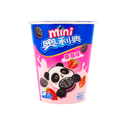 Oreo Mini Strawberry Panda Cookies